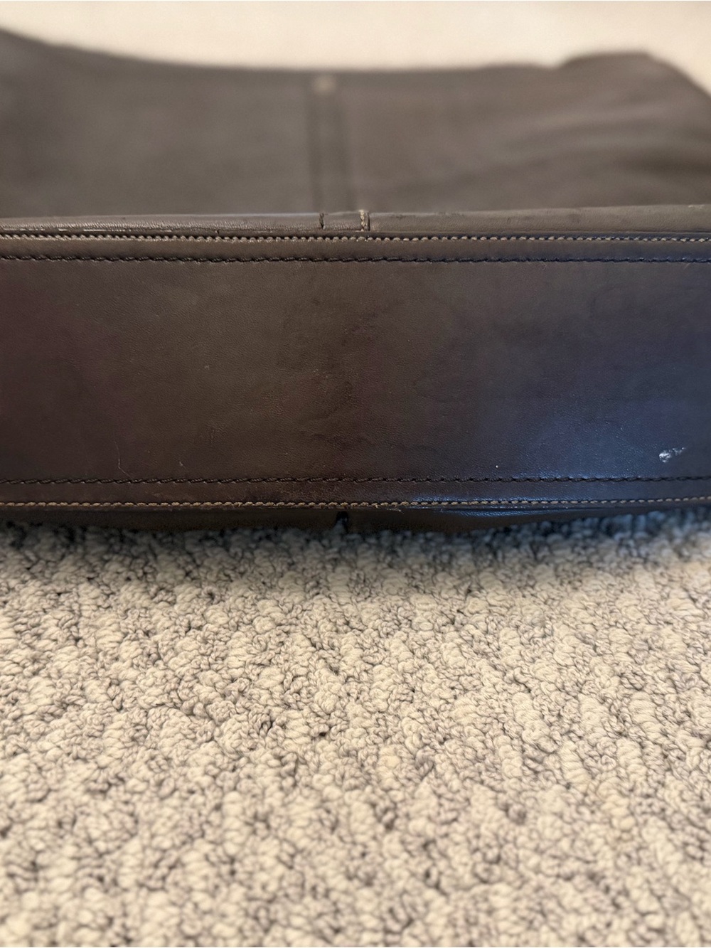 COACH Leather Messenger Bag - Brown - Picture 10 of 12